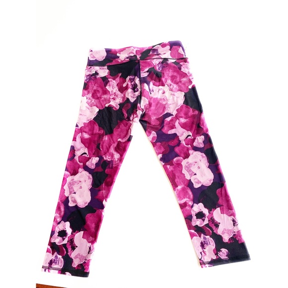 Fabletic Artsy Floral Cropped Workout Gym Athletic Athleisure Pants Size M - Picture 8 of 14